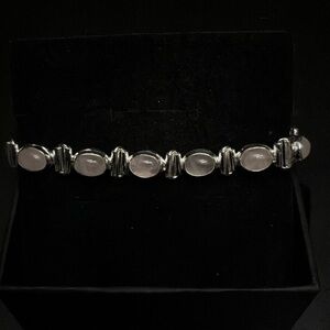 Rose Quartz Tennis Bracelet